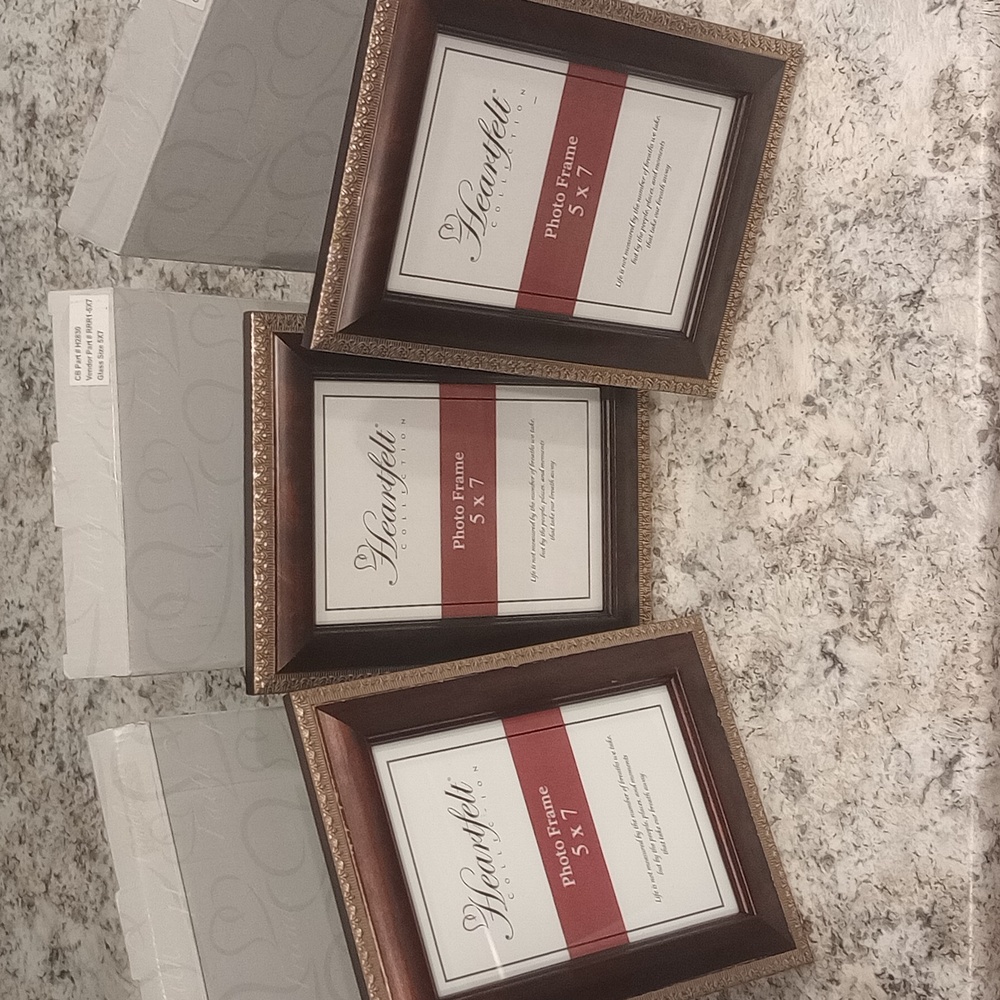 Gold and Brown Photo Frames
